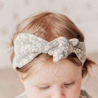 Organic Cotton Headband - Greta Griffin Floral Childrens Headband from Jamie Kay NZ