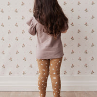 Organic Cotton Legging - Polly Bronze Childrens Legging from Jamie Kay NZ