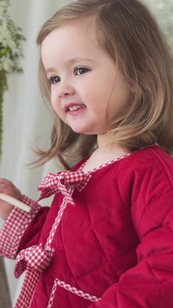 Winslet Jacket - Ribbon Childrens Jacket from Jamie Kay NZ