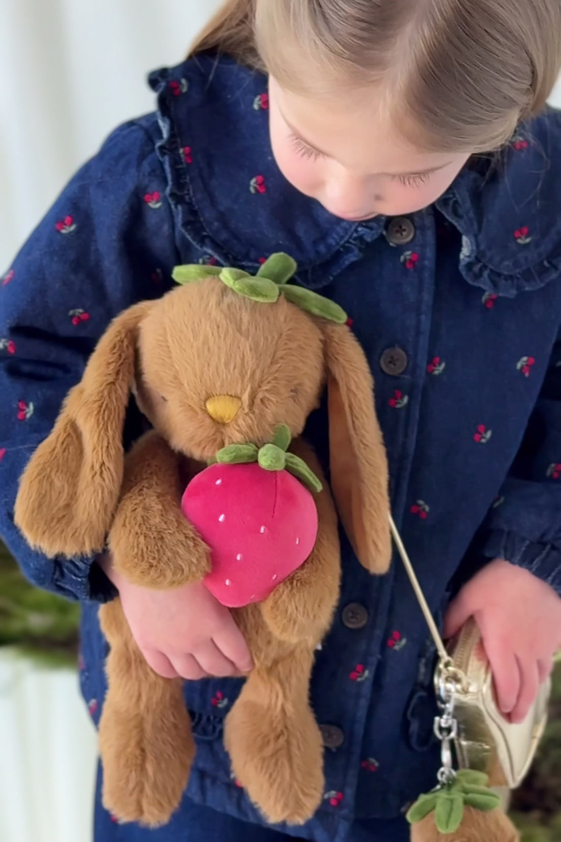 Snuggle Bunnies - Strawberry Penelope - Oak Childrens Toys from Jamie Kay NZ