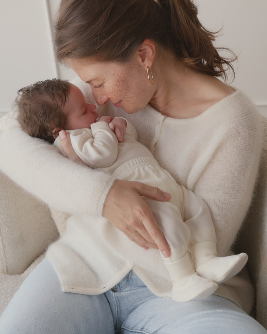 Merino Booties - Cloud Childrens Footwear from Jamie Kay NZ