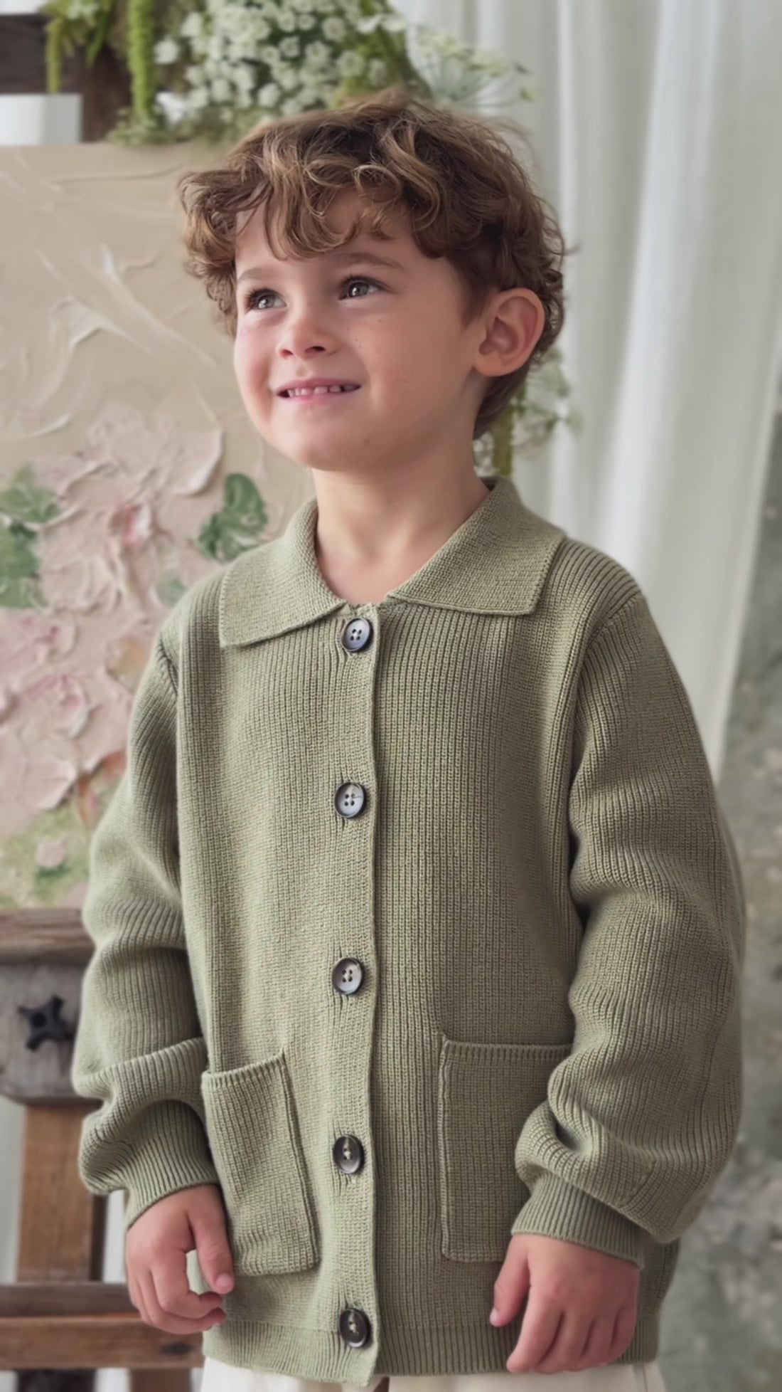Hendrick Knit Jacket - Backyard Childrens Jacket from Jamie Kay NZ