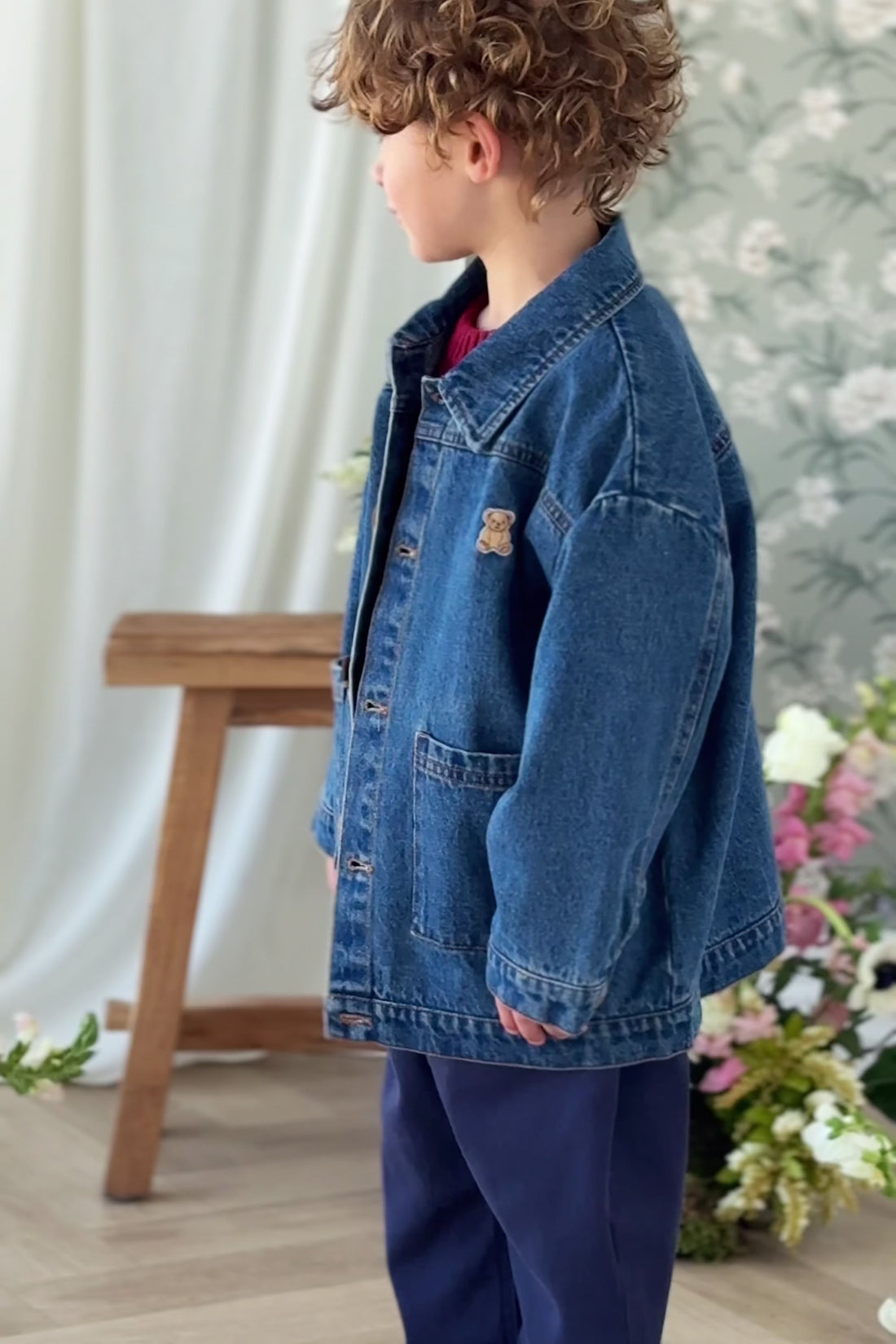 Lennox Denim Jacket - Classic Denim Childrens Jacket from Jamie Kay NZ