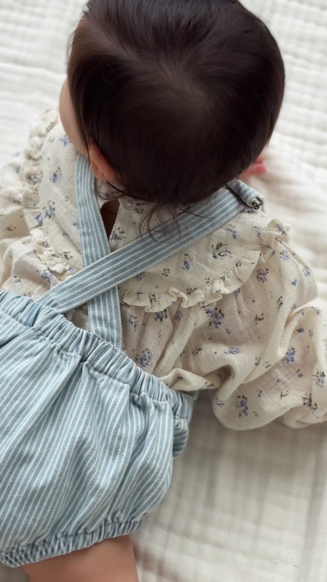 Denver Playsuit - Sunday Stripe Childrens Playsuit from Jamie Kay NZ