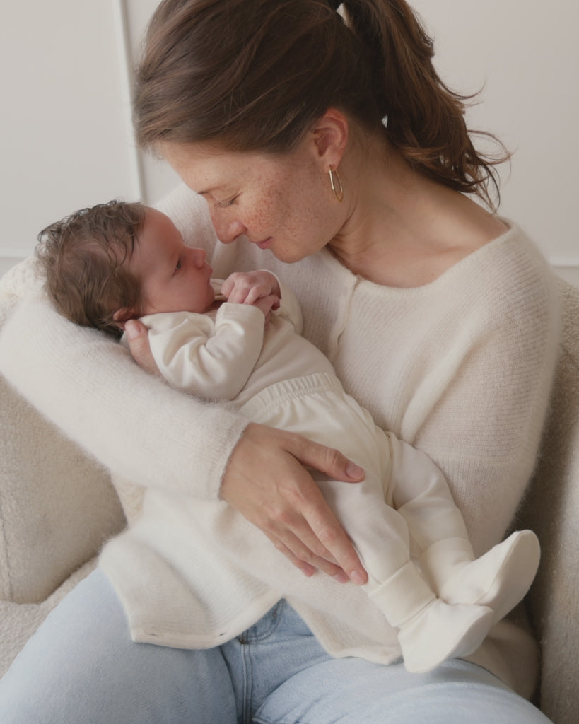 Merino Legging - Cloud Childrens Legging from Jamie Kay NZ