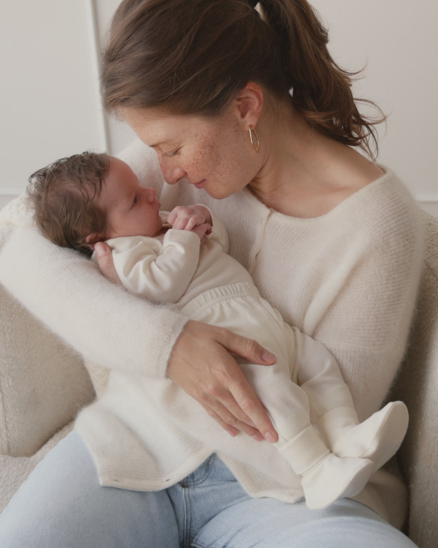 Merino Legging - Cloud Childrens Legging from Jamie Kay NZ