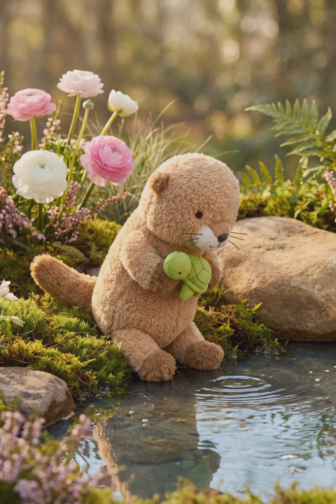 Snuggle Bunnies - Ollie the Otter - Cocoa Childrens Toys from Jamie Kay NZ