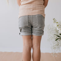 Jude Cord Short - Dusted Olive Childrens Short from Jamie Kay NZ