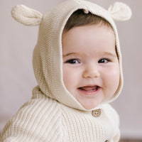 Bear Knit Onepiece - Soft Clay Childrens Onepiece from Jamie Kay NZ
