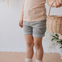 Jude Cord Short - Dusted Olive Childrens Short from Jamie Kay NZ