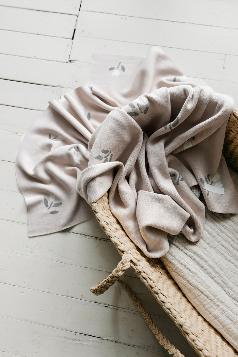 Elenor Blanket - Pink Tint Childrens Blanket from Jamie Kay NZ