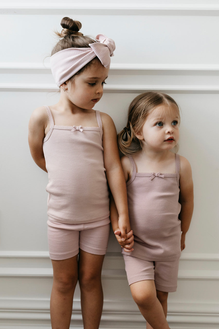 Organic Cotton Modal Elastane Singlet - Rosie - Childrens Singlet from Jamie Kay