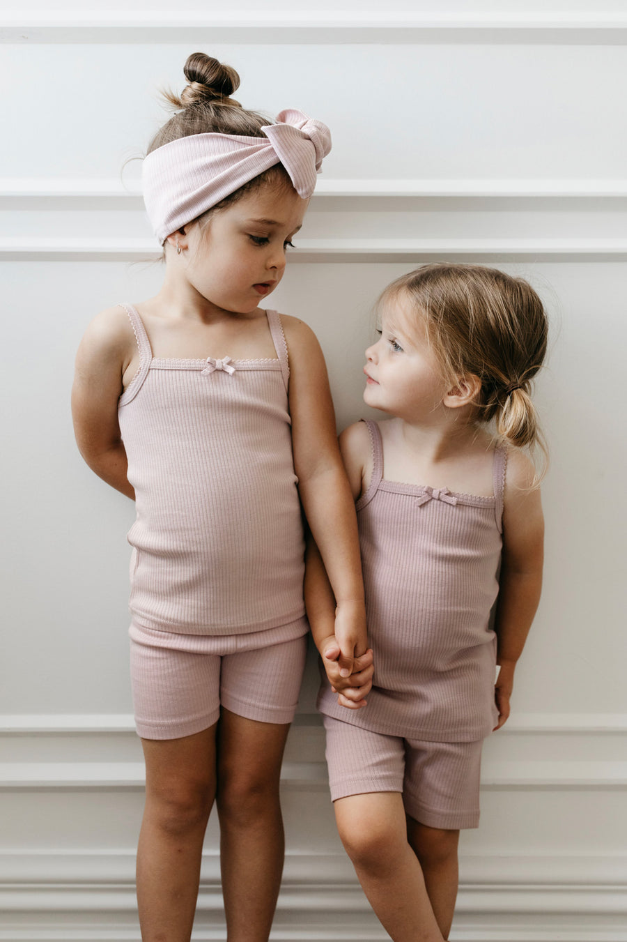 Organic Cotton Modal Elastane Singlet - Rosie - Childrens Singlet from Jamie Kay