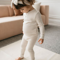 Organic Cotton Modal Everyday Legging - Beech Childrens Legging from Jamie Kay NZ