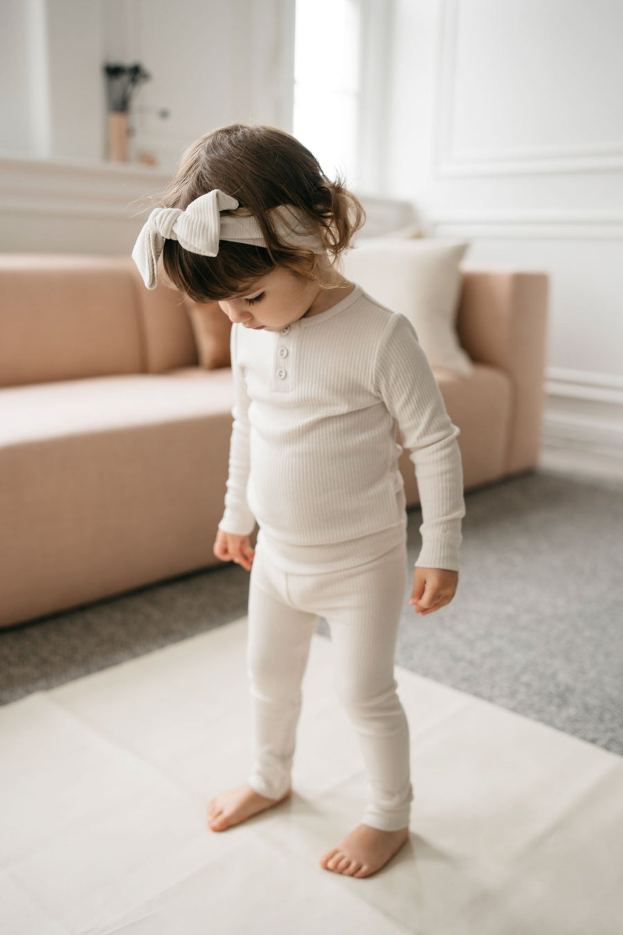 Organic Cotton Modal Everyday Legging - Beech Childrens Legging from Jamie Kay NZ