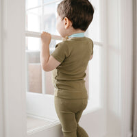 Organic Cotton Modal Everyday Legging - Herb Childrens Legging from Jamie Kay NZ