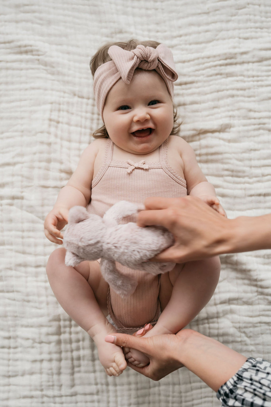 Organic Cotton Modal Singlet Bodysuit - Dusky Rose Childrens Bodysuit from Jamie Kay NZ