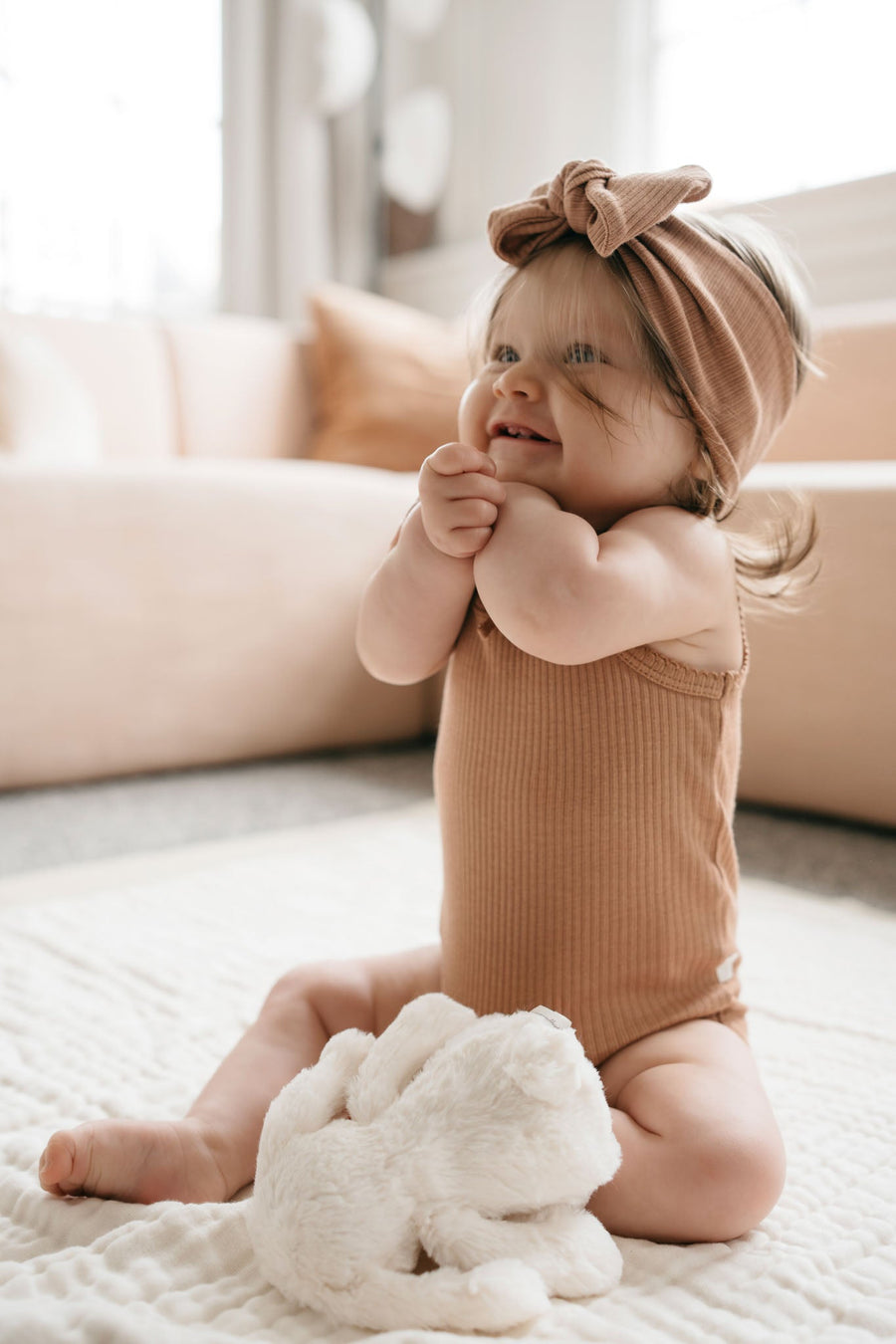 Organic Cotton Modal Lilian Headband - Desert Childrens Headband from Jamie Kay NZ