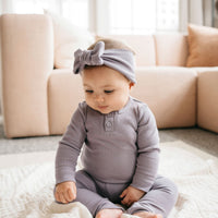 Organic Cotton Modal Long Sleeve Bodysuit - Daisy Childrens Bodysuit from Jamie Kay NZ