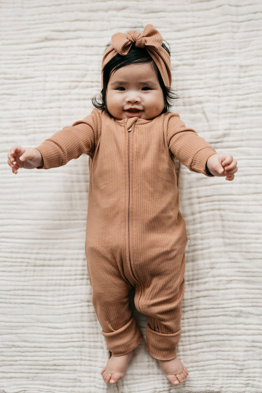 Organic Cotton Modal Frankie Onepiece - Desert Childrens Onepiece from Jamie Kay NZ