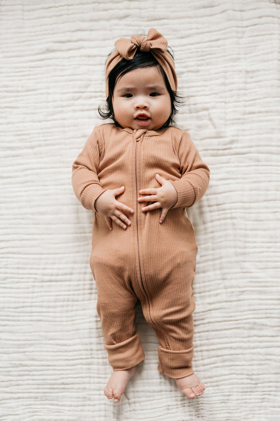 Organic Cotton Modal Frankie Onepiece - Desert Childrens Onepiece from Jamie Kay NZ