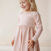 Organic Cotton Tallulah Dress - Mon Amour Rose Childrens Dress from Jamie Kay NZ