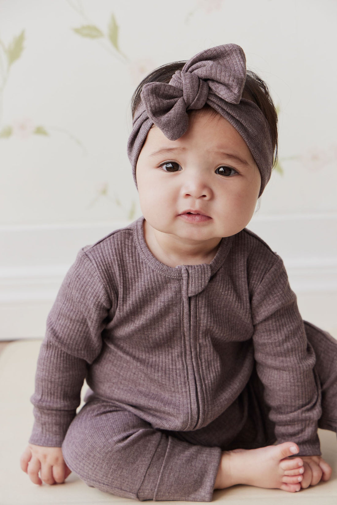 Organic Cotton Modal Headband - Truffle Marle Childrens Headband from Jamie Kay NZ