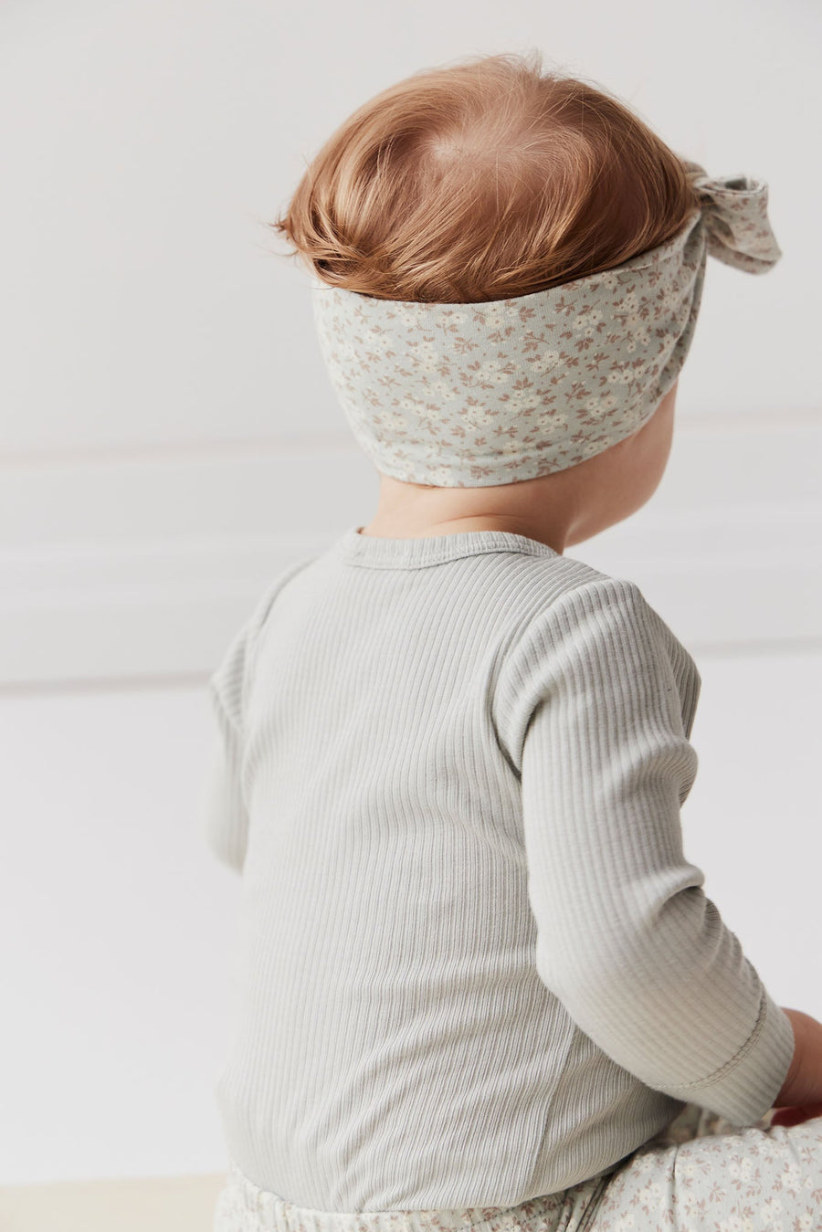 Organic Cotton Headband - Rosalie Fields Smoke Childrens Headband from Jamie Kay NZ