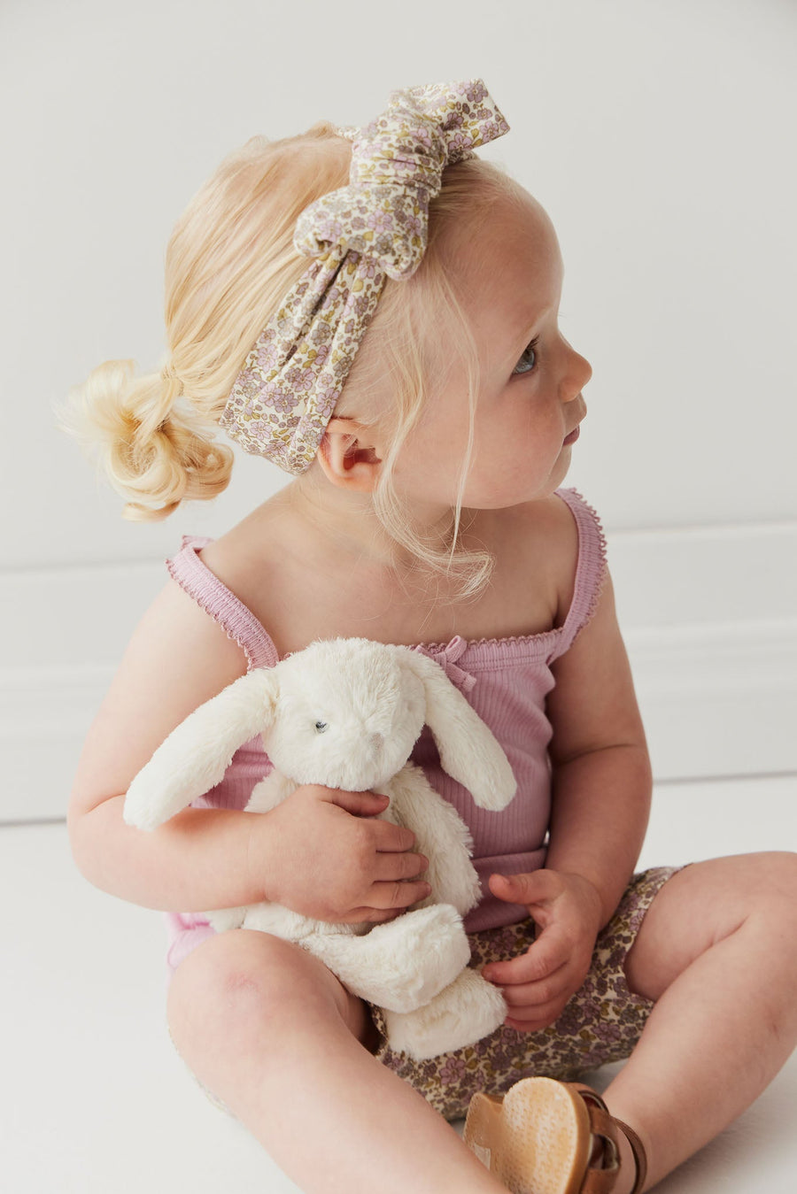 Organic Cotton Headband - Chloe Orchid Childrens Headband from Jamie Kay NZ