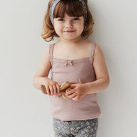 Organic Cotton Headband - Rosalie Floral Lava Childrens Headband from Jamie Kay NZ