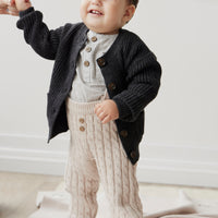 Maverick Cardigan - Onyx Marle Childrens Cardigan from Jamie Kay NZ