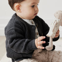 Maverick Cardigan - Onyx Marle Childrens Cardigan from Jamie Kay NZ