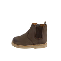 Leather Boot with Elastic Side - Espresso Childrens Footwear from Jamie Kay NZ