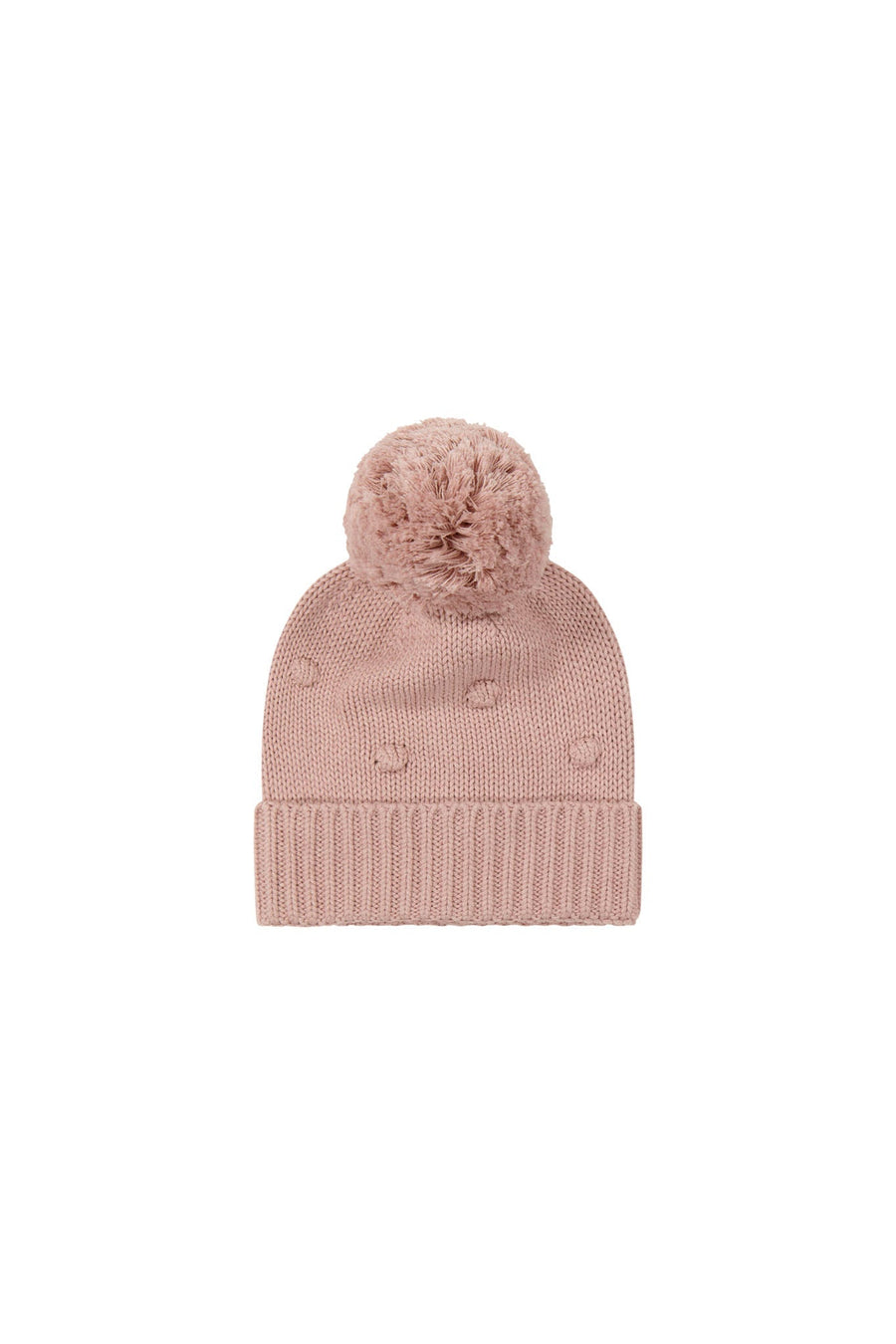 Alice Knitted Hat - Powder Pink Marle Childrens Hat from Jamie Kay NZ