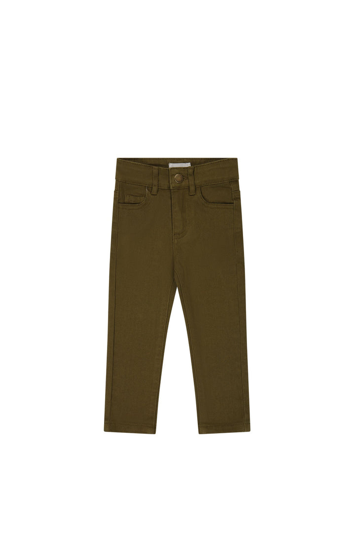 Austin Woven Pant - Dark Anise Childrens Pant from Jamie Kay NZ