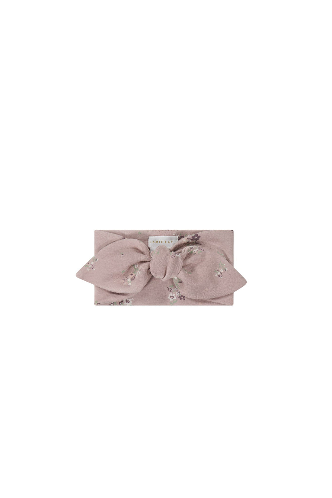 Organic Cotton Headband - Lauren Floral Fawn Childrens Headband from Jamie Kay NZ