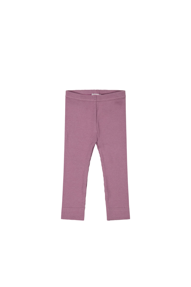 Organic Cotton Modal Everyday Legging - Berry Jam Childrens Legging from Jamie Kay NZ