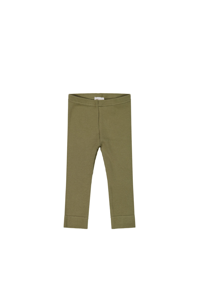 Organic Cotton Modal Everyday Legging - Herb Childrens Legging from Jamie Kay NZ