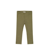 Organic Cotton Modal Everyday Legging - Herb Childrens Legging from Jamie Kay NZ