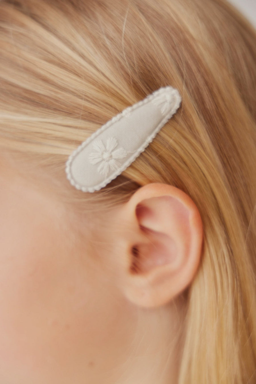 Jodie Clip 2PK - Oat Childrens Hair Accessories from Jamie Kay NZ