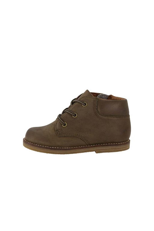 Leather Boot - Olive Childrens Footwear from Jamie Kay NZ